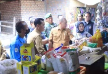 Pemkab OKU Selatan Sidak Pasar Saka Selabung jelang Iduladha