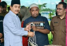 Pemkab Muba Salurkan Hewan Kurban untuk Masjid, Ponpes hingga Disabilitas