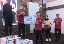 Ribuan Peserta Meriahkan Fun Run Bhayangkara Banyuasin