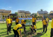 Polres OKI Dukung Gerakan Indonesia Asri
