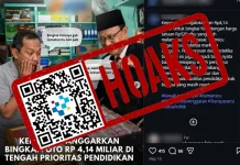 Cek Fakta: Hoax Kemensos Anggarkan Dana Miliaran untuk Bingkai Foto