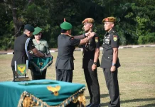 Sertijab Yonarmed 15/Cailendra, Pangdam II/Berikan Apresiasi Selama Masa Tugas