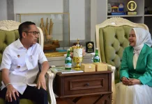 Sambut HUT Kota Palembang, Fatayat NU Gelar Senam Sehat