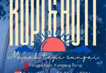 Masak Tepi Sungai Angkat Tradisi Kopi dan Roti Palembang