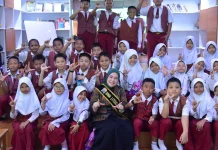 Bunda Literasi Kota Palembang Dewi Sastrani Ajak Orang Tua Bacakan Cerita 15 Menit