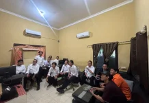 Polres Ogan Ilir Gelar Nobar Piala Dunia Bersama Mahasiswa