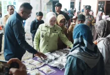 Pemkab Banyuasin Gelar Gerakan Pangan Murah di Sungai Rengit