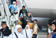 Sebanyak 5.744 Jemaah Haji Debarkasi Palembang Telah Kembali ke Tanah Air