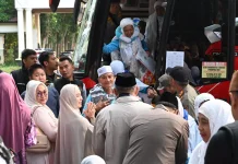 Ratusan Jemaah Haji Pagar Alam Disambut Haru dan Penuh Syukur