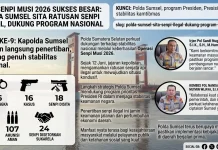 Operasi Senpi Musi 2026, Polda Sumsel Amankan Ratusan Senjata Api Ilegal