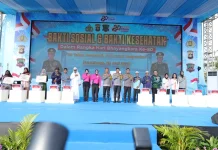 Puncak Baksos HUT  ke-80 Bhayangkara, Polda Sumsel Salurkan 1.500 Paket Sembako