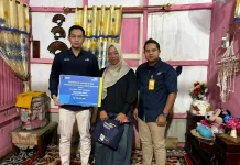 TASPEN Palembang Serahkan Santunan kepada Ahli Waris Mgs. Jamil