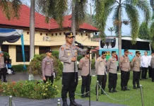 Kapolres Ogan Ilir Tekankan Pelayanan Prima jelang HUT Bhayangkara