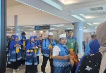 Bandara Internasional SMB II Kembali Layani Penerbangan Umroh Langsung
