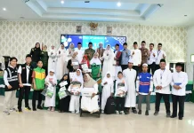 Kemenag Sumsel Salurkan Bantuan Serentak bagi Difabel dan Yatim