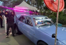 Photo Booth Mobil di Kambang Iwak Jadi Magnet Pengunjung