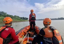 Pencarian Korban Terseret Arus di Sungai Pinang Ogan Ilir Masih Terus Dilakukan