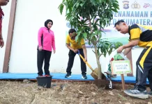 Polda Sumsel Tanam 10.000 Pohon Peringati HUT Bhayangkara ke-80