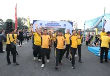 Polda Sumsel Gelar Olahraga Bersama Sambut Hari Bhayangkara ke-80 Tahun 2026