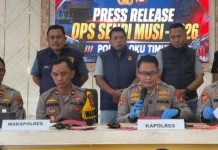 Miliki Senpi Rakitan, Tiga Warga OKU Timur Ditangkap