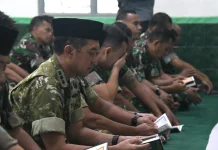 Peringati HUT ke-45, Korem 044/Gapo Panjatkan Doa untuk Indonesia Maju