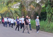 Lapas Banyuasin Gelar Jalan Sehat Perkuat Kebugaran dan Kekompakan Pegawai