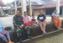 Perkuat Silahturahmi, Koramil 404-06/Semende Kodim 0404/Muara Enim Lakukan Komsos