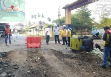 Antisipasi Macet, Perbaikan Jalan Muara Enim-Sugihwaras Terapkan Fast Track 24 Jam