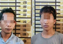 Polsek Muara Kuang Tangkap Dua Tersangka Pencurian Rumah di Desa Munggu