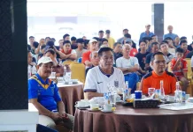 Ratusan Warga Euforia Nobar Piala Dunia Bersama Bupati Muba