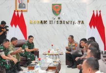 Kapolda Sumsel dan Pangdam II/Sriwijaya Perkuat Sinergi Jaga Stabilitas Daerah