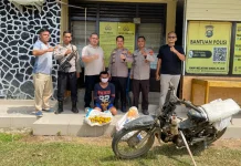 Polisi Amankan Pelaku Pencurian 700 Kilogram Jeruk di Desa Rantau Sialang