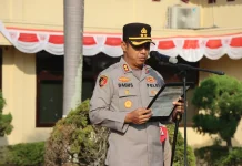 Jelang Sertijab, Kapolres Ogan Ilir Tekankan Integritas dan Pelayanan Humanis