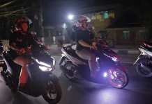 Astra Motor Sumsel Gelar Night Ride Sekaligus Kenalkan Vario Evo 160