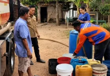 Kekeringan di Banyuasin, BPBD Salurkan Air Bersih untuk Warga