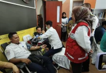 PMI dan LRT Sumsel Gelar Donor Darah, Stok Masih Kurang 2.000 Kantong