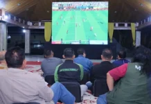 Bupati OKU Selatan Nobar Piala Dunia 2026 Bersama Warga