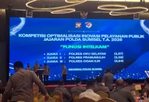 Polres Ogan Ilir Raih Juara 3 Inovasi Pelayanan Publik Polda Sumsel