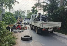 PUPR Banyuasin Tindak Lanjuti Jalan Amblas Rawa Maju