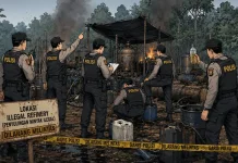 Puluhan Ribu Liter Minyak Ilegal Diamankan Polres Muba