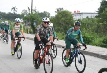 Perkuat Sinergitas, Korem 044/Gapo Bersama Polda Sumsel Gowes Bersama