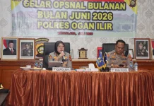 Kapolres Ogan Ilir Tekankan Percepatan Penanganan Perkara dan Cegah Karhutla