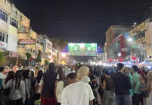 Antusiasme Warga Tinggi, Car Free Night Palembang Kian Ramai