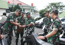 Pastikan Kendaraan Dinas Layak Operasi, Korem 044/Gapo Gelar Pemeriksaan