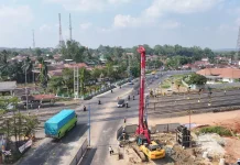 Urai Kemacetan Perlintasan Rel, Flyover Sudirman Ditarget Selesai 2027