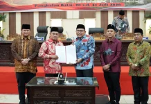 Sidang Paripurna DPRD Banyuasin Setujui Tiga Raperda Usulan