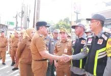 Pemkot Palembang Perkuat Kesiapsiagaan dengan Tim Linmas Darurat Bencana