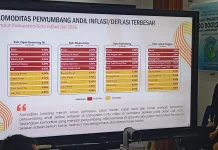 BPS Sumsel Waspadai Kenaikan Harga Beras Meski Inflasi Terkendali