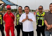 Bupati Banyuasin Pantau Kemacetan Akses Tol Suak Tapeh