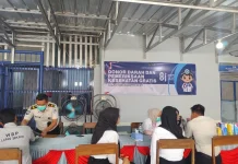 Lapas Sekayu Periksa Kesehatan 40 Pegawai dan Warga Binaan